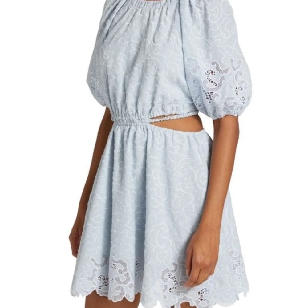 Jonathan Simkhai Anaise Mini Dress in Breeze Size 10